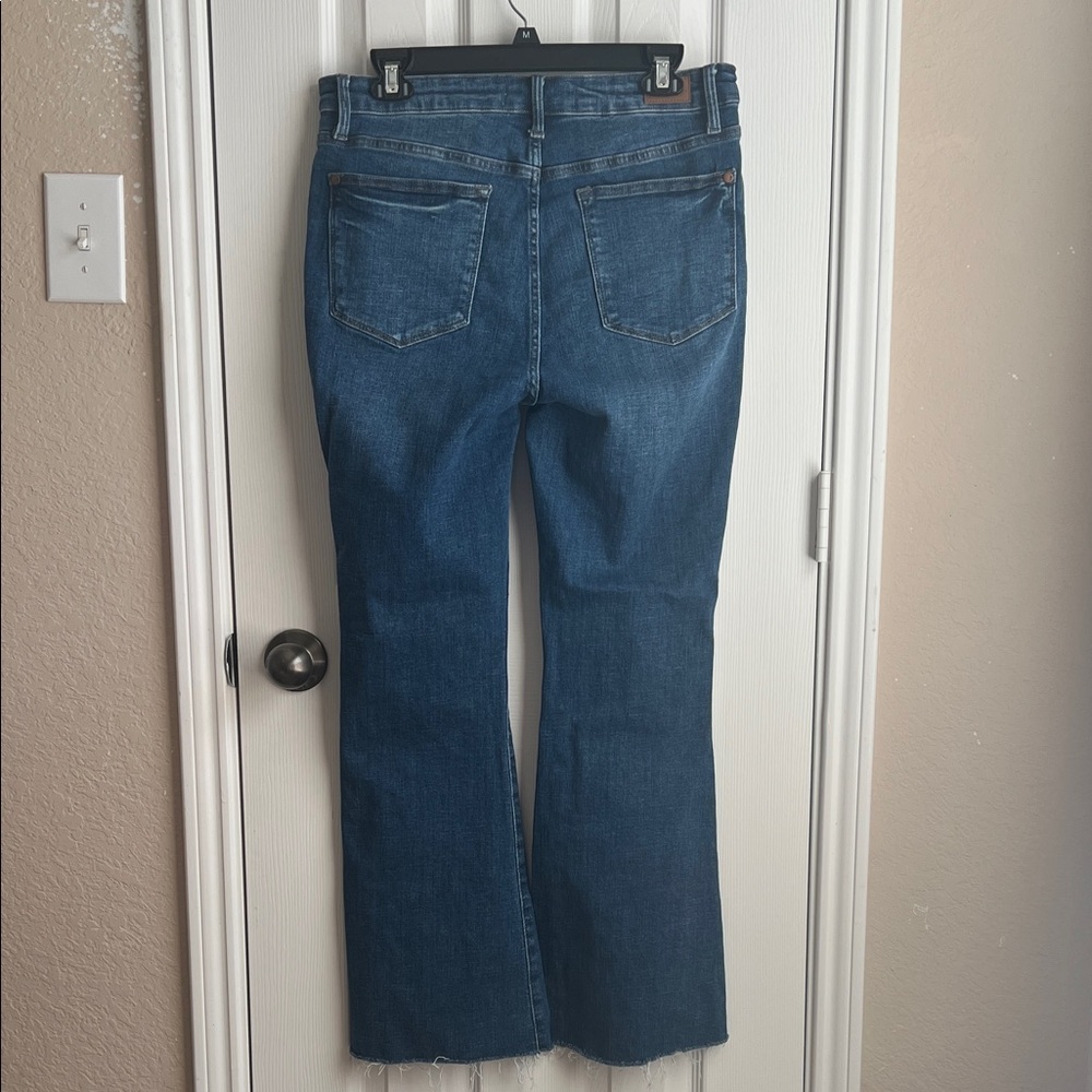 Judy Blue Dark Wash Flare Jeans - Picture 2 of 8